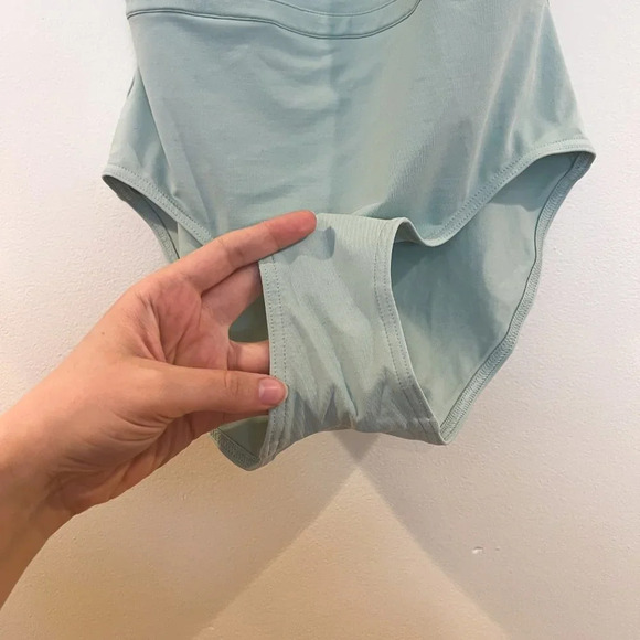 Eres Paris Mint Green Seamless Lightweight Stretchy Designer Bodysuit 12 - Picture 3 of 7